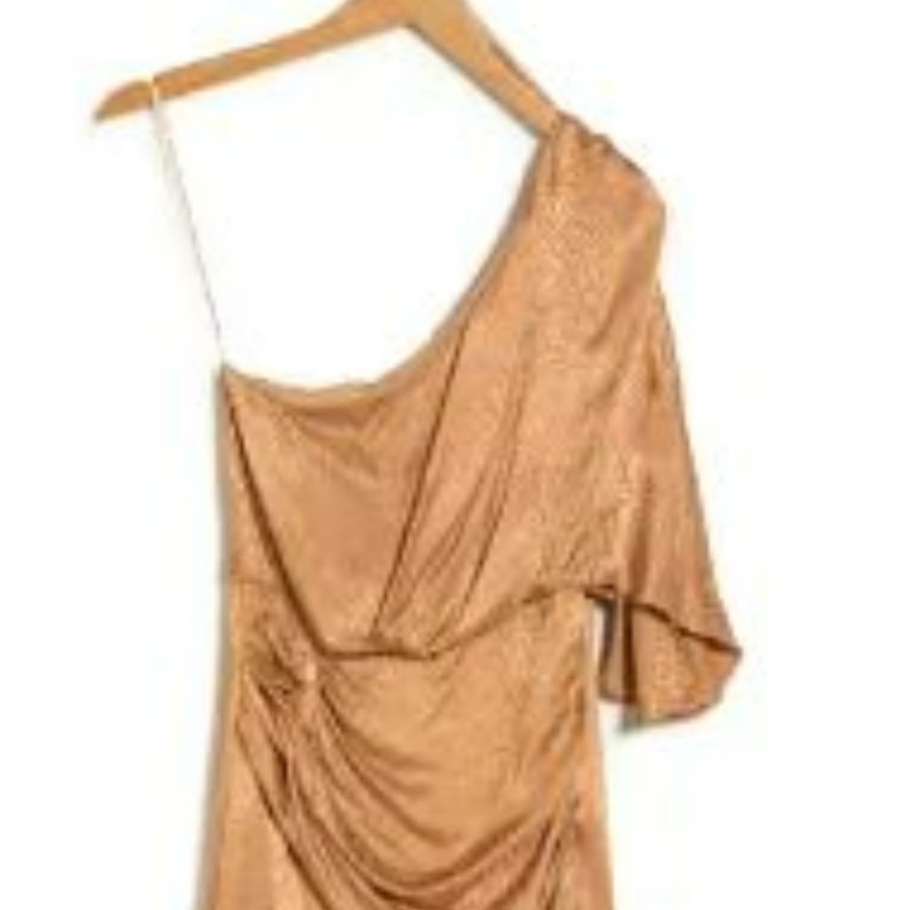 Do + Be Collection DO AND BE One Shoulder Wrap Dress